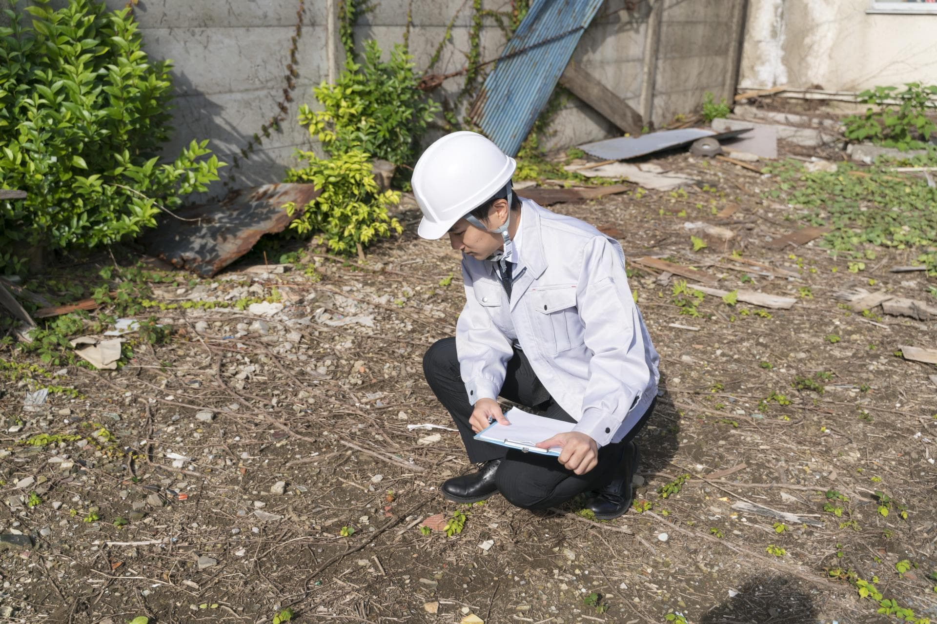 地盤調査、着工・基礎工事のイメージ画像